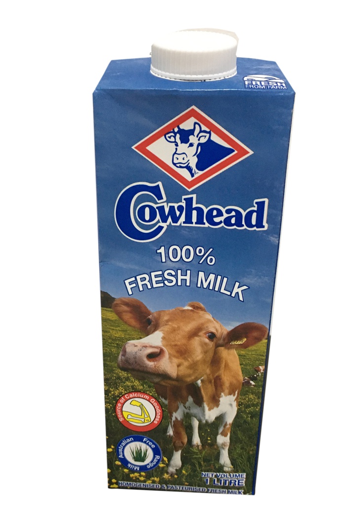 Cowhead UHT Milk -(By carton 12x1 Ltr)