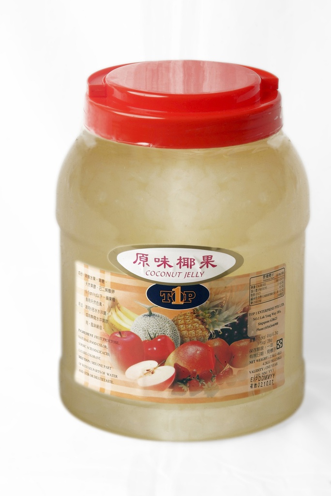 原味椰果 - Original Coconut Jelly - (4kg/bot)