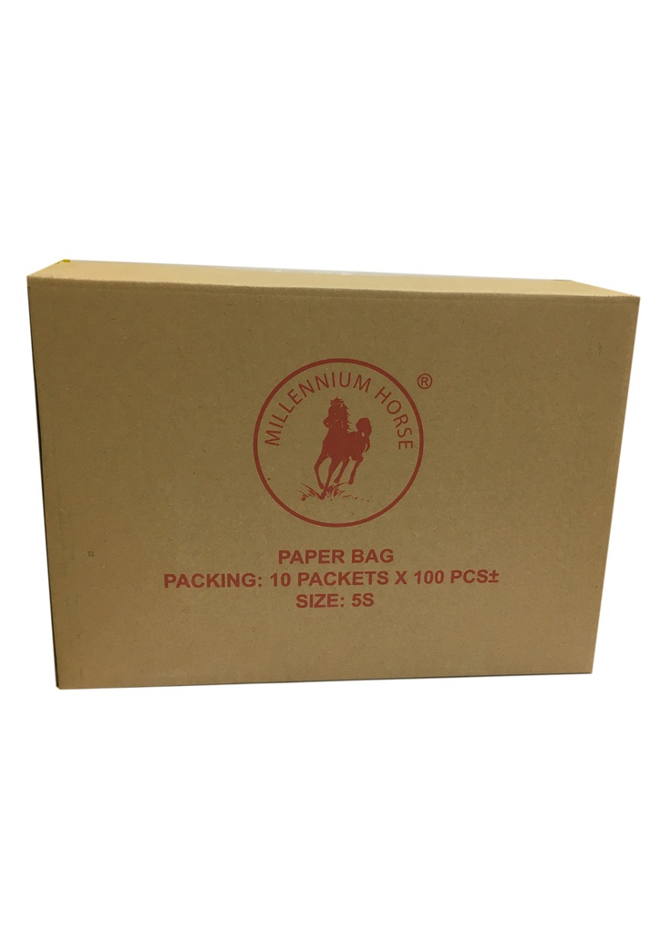Brown Paper Bag -(For Waffle Cake) - (1000 pcs / ctn)